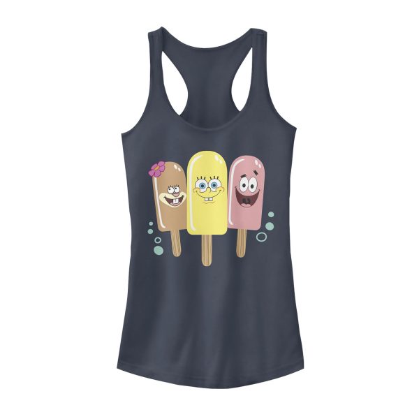 Junior’s SpongeBob SquarePants Popsicles Racerback Tank Top