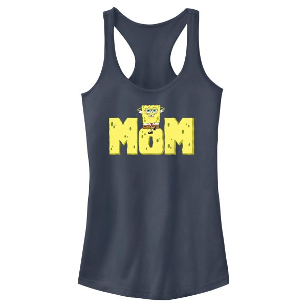 Junior’s SpongeBob SquarePants Sponge Mom Racerback Tank Top