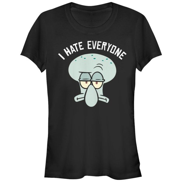 Junior’s SpongeBob SquarePants Squidward Hates Everyone T-Shirt