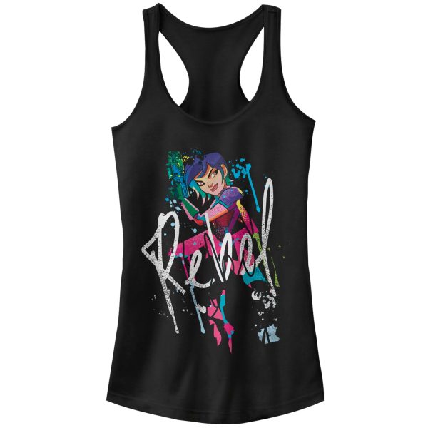 Junior’s Star Wars Forces of Destiny Sabine Rebel Racerback Tank Top