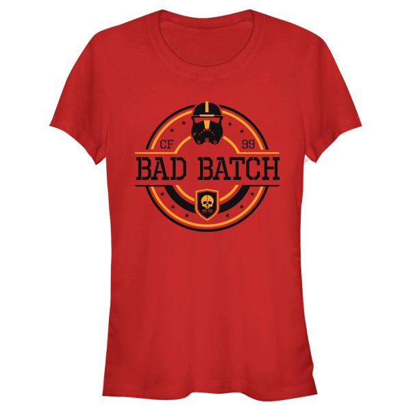 Junior’s Star Wars The Bad Batch Circle Logo T-Shirt