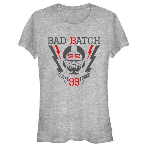 Junior’s Star Wars The Bad Batch Lightning Logo T-Shirt