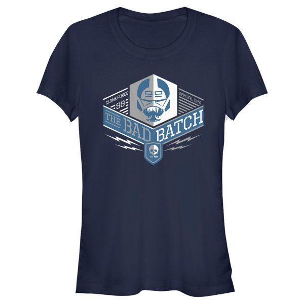 Junior’s Star Wars The Bad Batch Square Logo T-Shirt