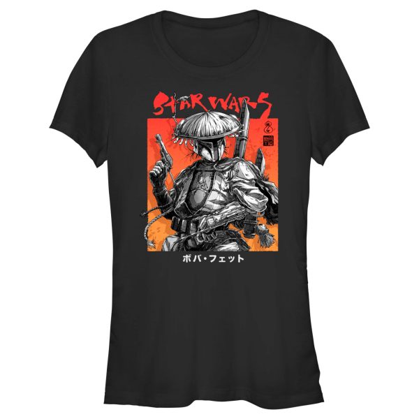 Junior’s Star Wars Visions Anime Boba Fett T-Shirt