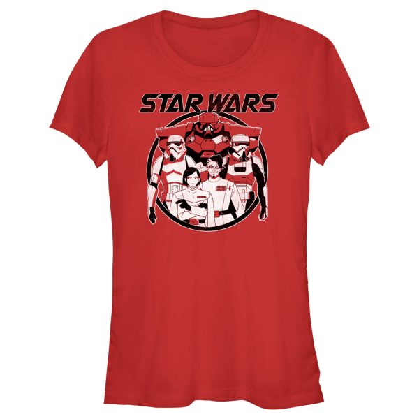 Junior’s Star Wars Visions Stormtroopers Anime T-Shirt