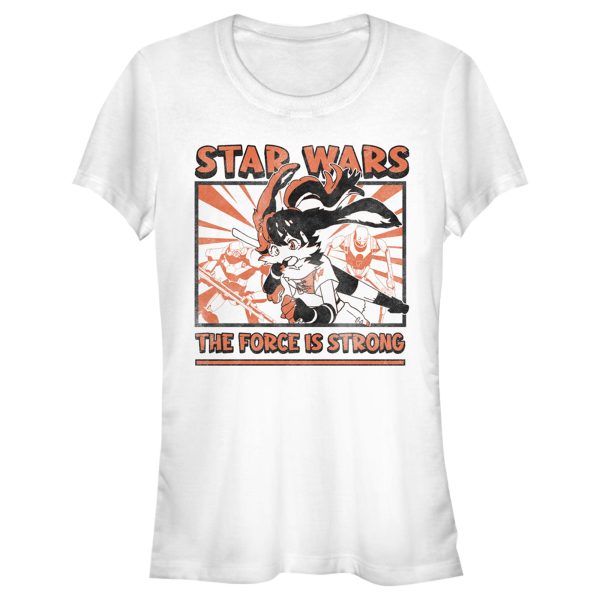 Junior’s Star Wars Visions The Force is Strong T-Shirt