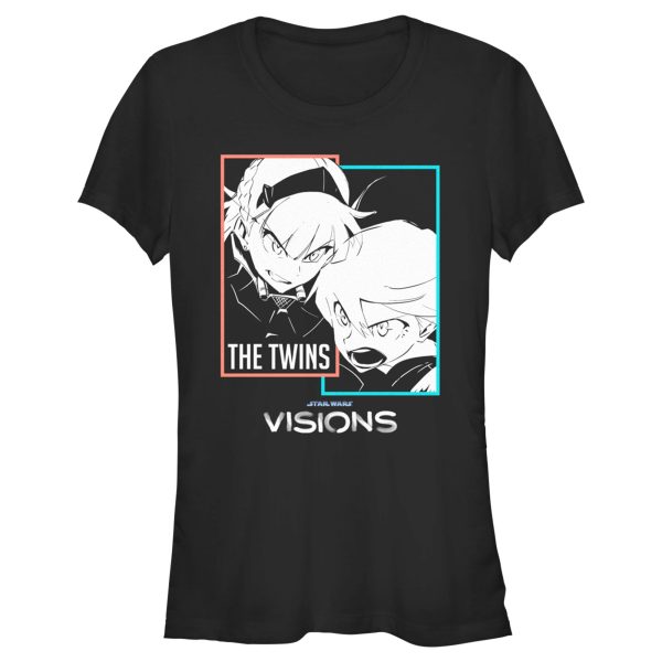 Junior’s Star Wars Visions The Twins Shout T-Shirt