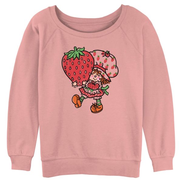 Junior’s Strawberry Shortcake Cartoon Cute Berry Sweatshirt