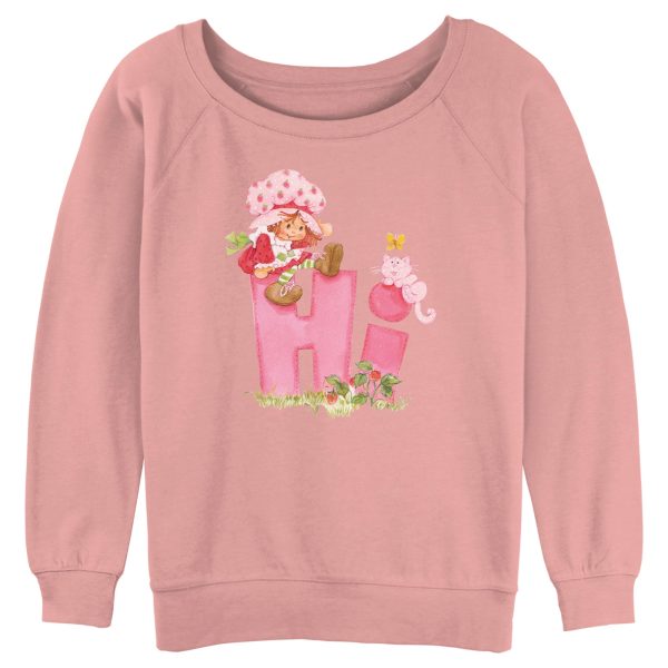 Junior’s Strawberry Shortcake Hi Friends Sweatshirt