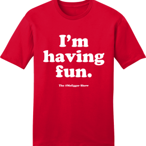 Mo Egger Im Having Fun White Ink 1