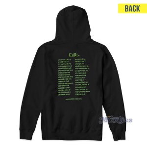 Odd Future Earl Sweatshirt Wearld Tour Hoodie 2