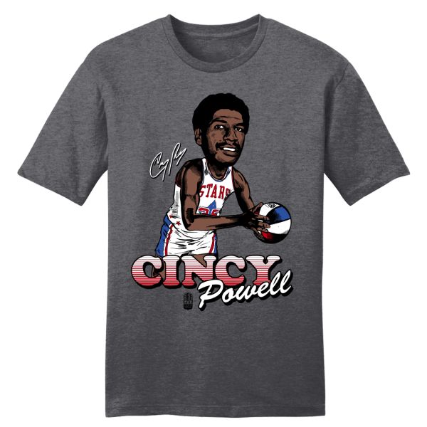 Official Cincy Powell ABA Player Tee