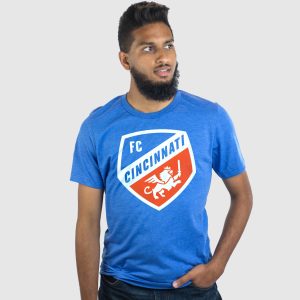 Official FC Cincinnati Royal Blue Primary Crest Logo 1