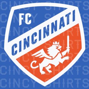 Official FC Cincinnati Royal Blue Primary Crest Logo 2