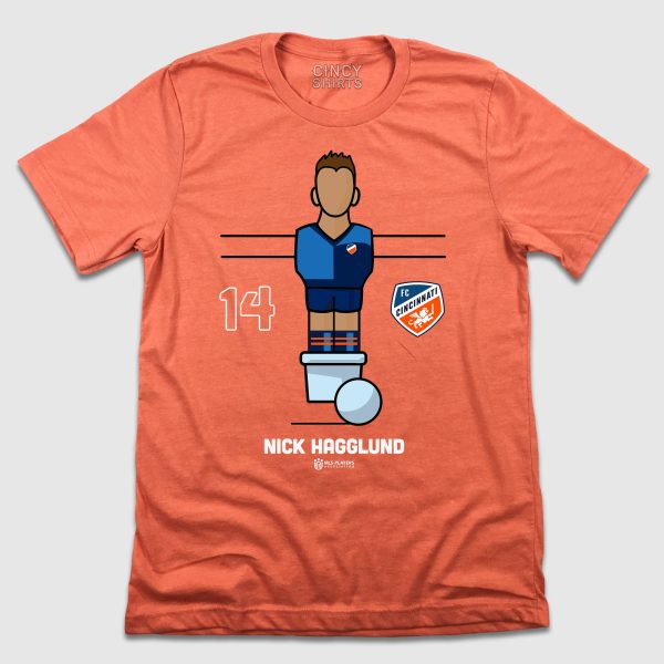 Official Nick Hagglund Foosball Player Tee