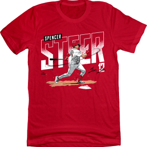Official Spencer Steer MLBPA Tee