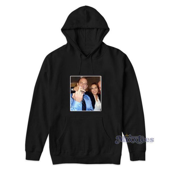 Olivia Benson and Elliot Stabler Middle Finger Hoodie