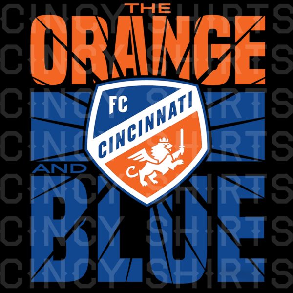 Orange and Blue Shatter – MLS FC Cincinnati