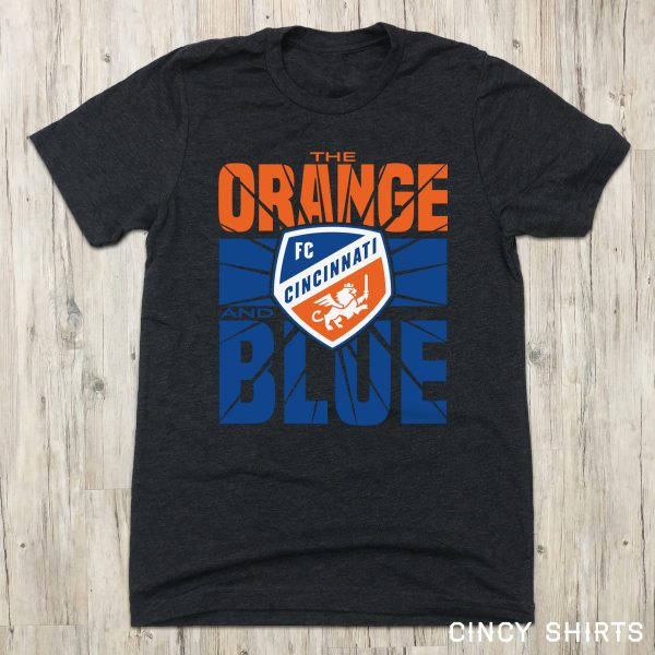 Orange and Blue Shatter – MLS FC Cincinnati