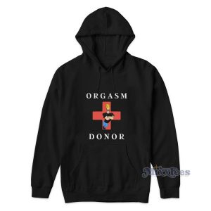 Orgasm Donor Johnny Bravo Hoodie 1 Orgasm Donor Johnny Bravo Hoodie 2