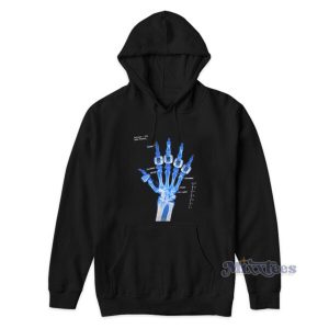 Patient Kobe Bryant Skeleton Hand Hoodie 2