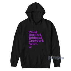Paul amp Booker amp Bridges amp Crowder amp Ayton Phoenix Suns Hoodie 2