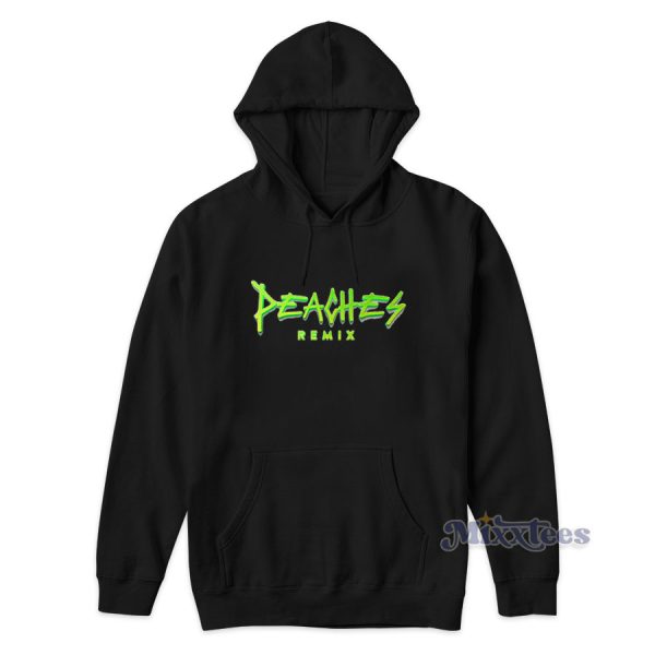 Peaches Remix Justin Bieber Hoodie for Unisex