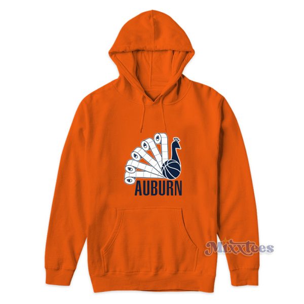 Peacock Auburn Hoodie For Unisex