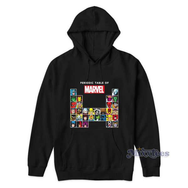 Periodic Table Of Marvel Hoodie