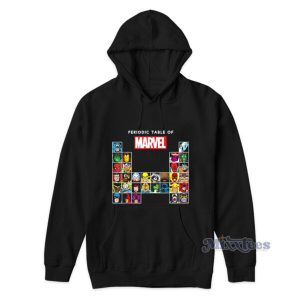 Periodic Table Of Marvel Hoodie 2