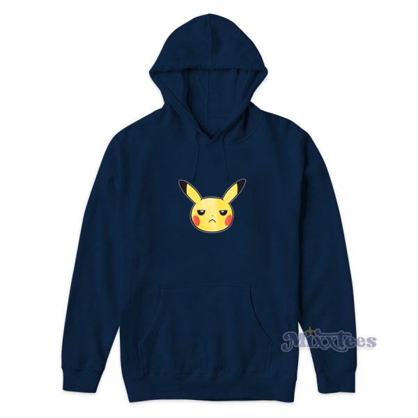 Pikachu Annoyed Hoodie for Unisex