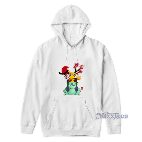 Pikachu Bulbasaur Naruto Hoodie For Unisex