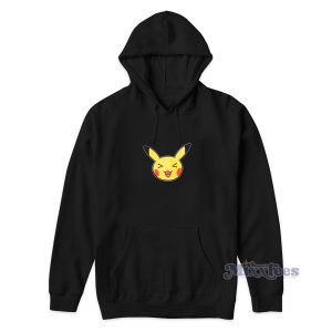Pikachu Excited Hoodie for Unisex 1
