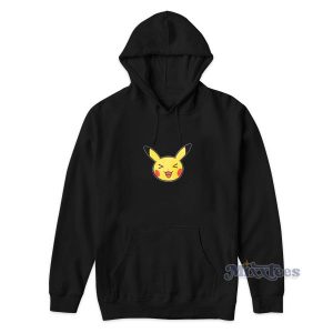 Pikachu Excited Hoodie for Unisex 2