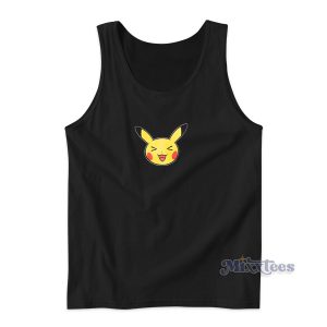 Pikachu Excited Tank Top for Unisex 1