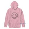 Pink Lily Smiley Face Hoodie