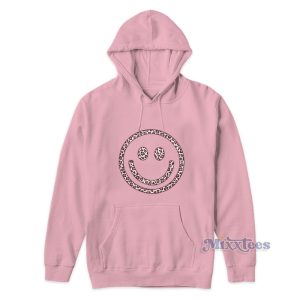 Pink Lily Smiley Face Hoodie 1