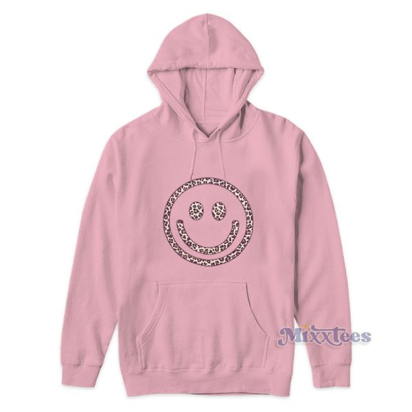 Pink Lily Smiley Face Hoodie