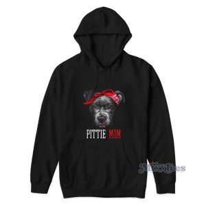 Pitbull Dog Pittie Mom Hoodie 1