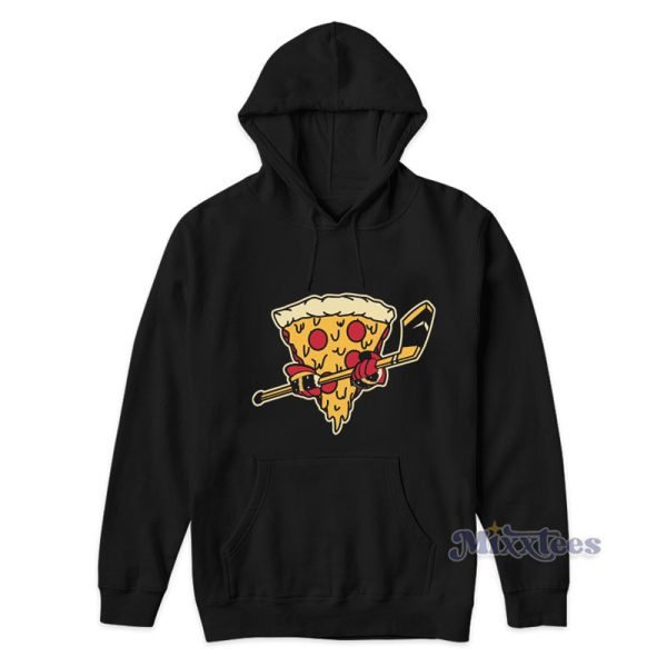 Pizza Hockey Funny Hoodie