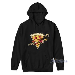 Pizza Hockey Funny Hoodie 2