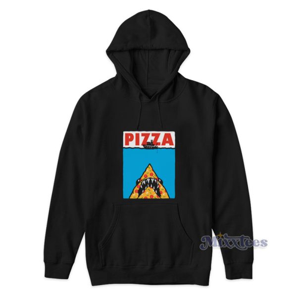 Pizza Jaws Parody Hoodie