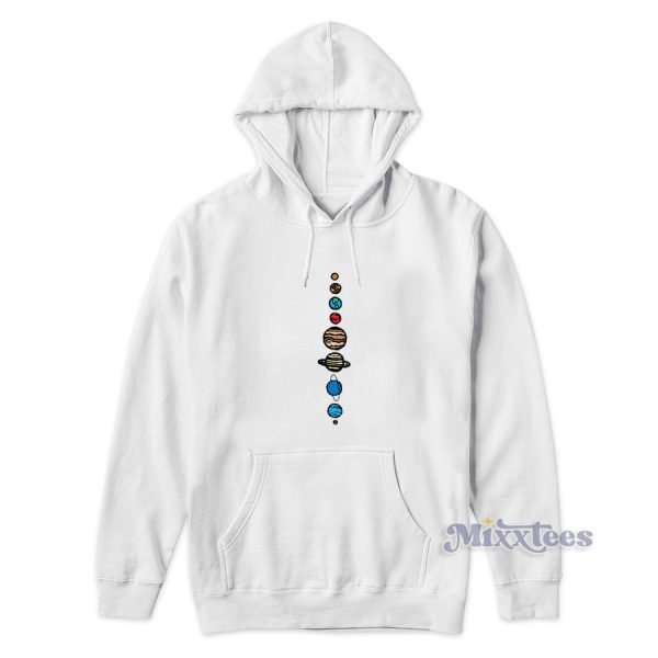 Planets Colour Hoodie for Unisex