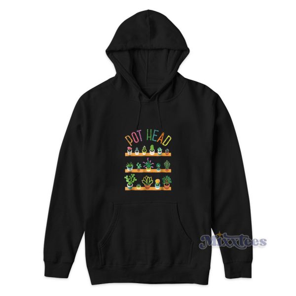 Plant Lover And Gardener Pot Head Succulent Hoodie