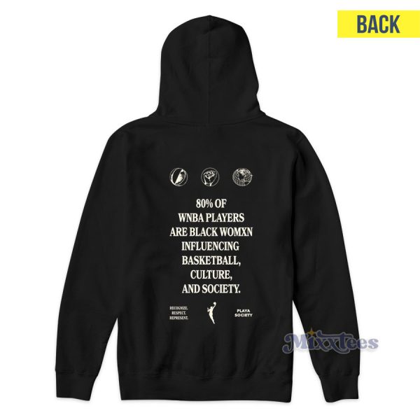 Playa Society Wnba Black History Every Game Hoodie