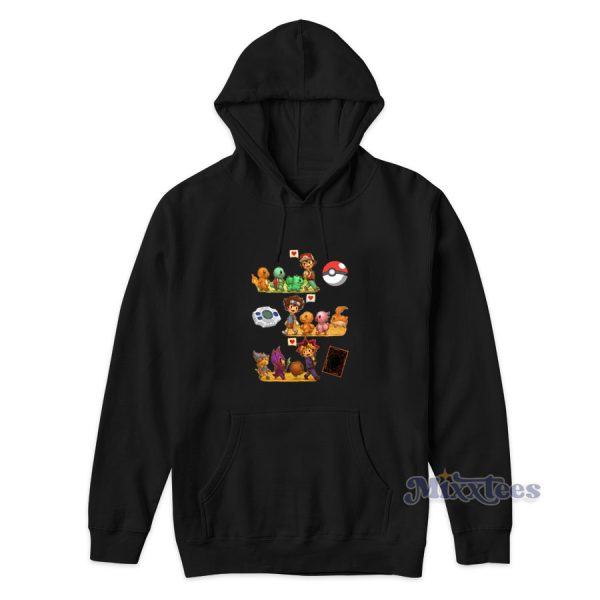 Pokemon Digimon Yugioh Starters Childhood Memory Hoodie