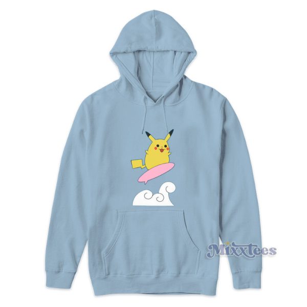 Pokemon Surfing Pikachu Hoodie For Unisex