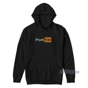Pork Rub Pornhub Logo Parody Hoodie for Unisex 1