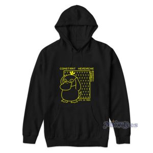 Psyduck Constant Headache Life Is Pain Hoodie 2