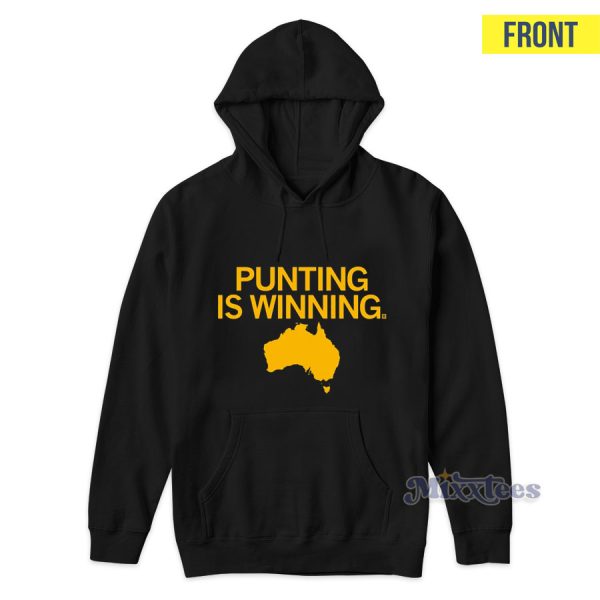 Punting Is Winning Tory Taylor 9 Hoodie